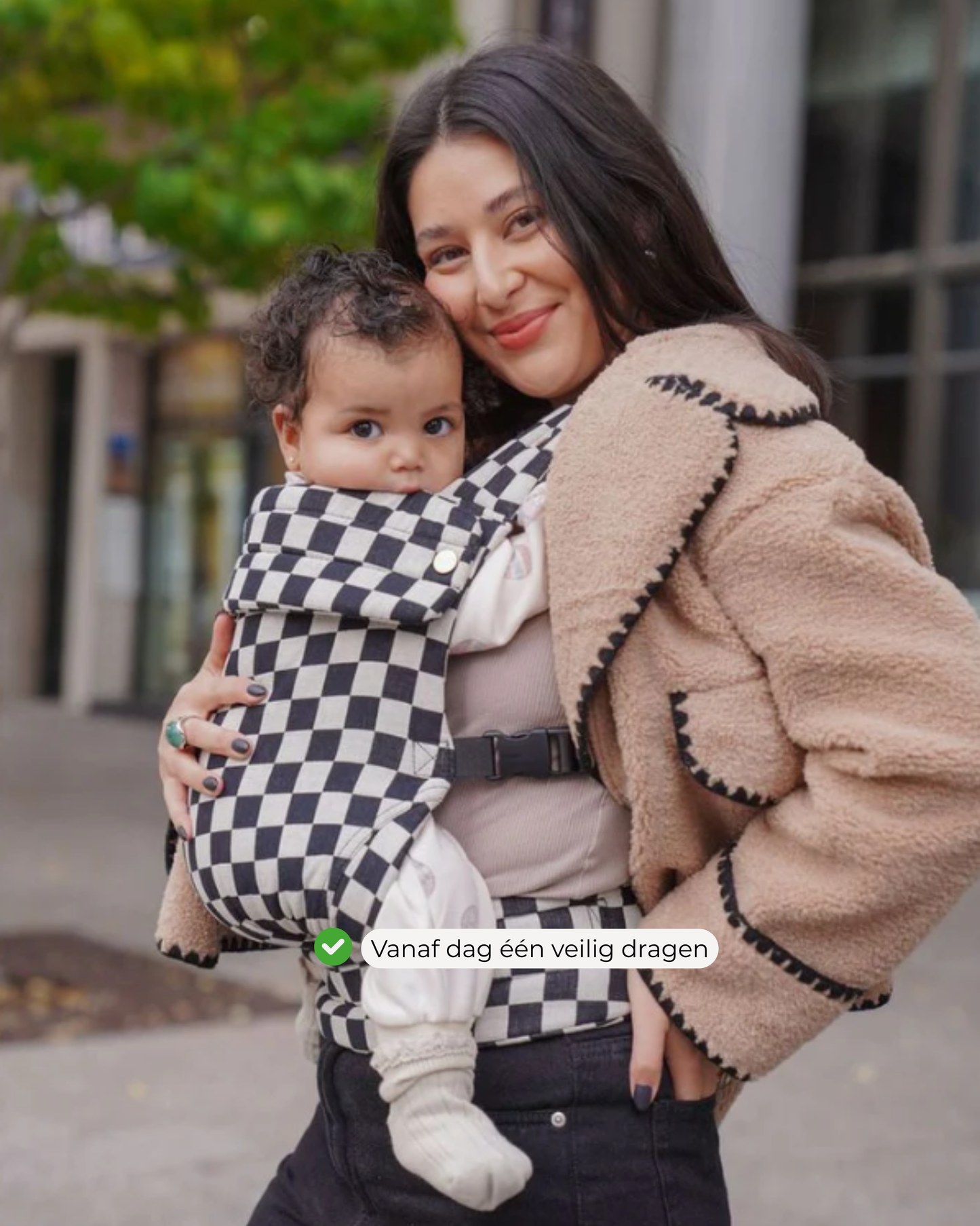 Draagzak baby | Zwart & Wit