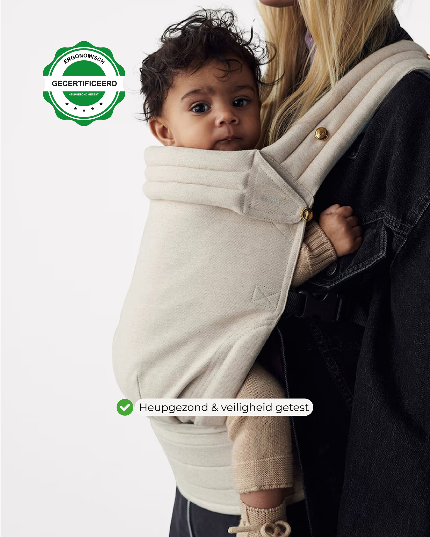 Draagzak baby | Gebroken Wit