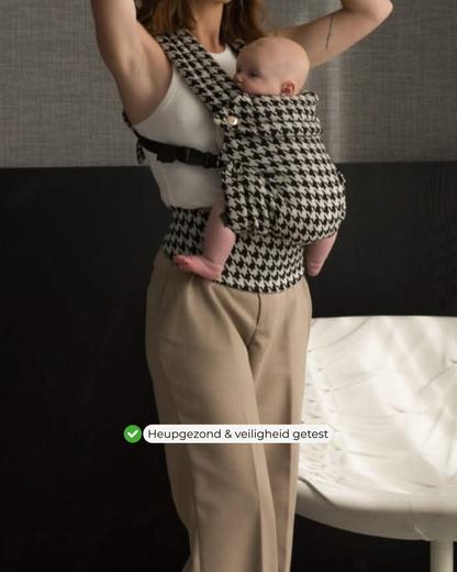 Draagzak baby | Organic Zwart & Wit