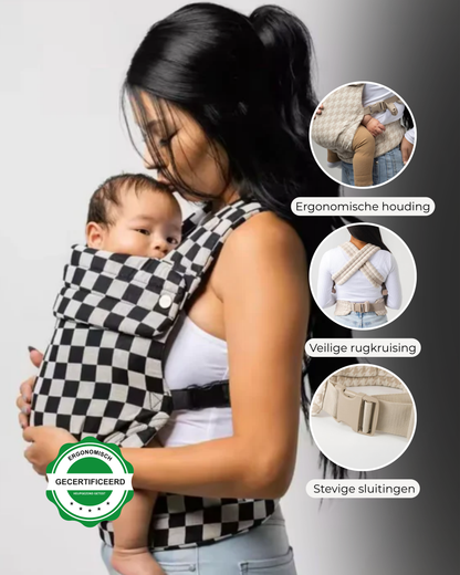 Draagzak baby | Zwart & Wit