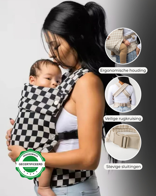 Draagzak baby | Zwart & Wit