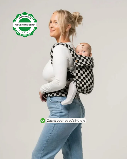 Draagzak baby | Zwart & Wit