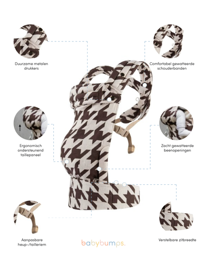 Draagzak baby | Beige & Bruin