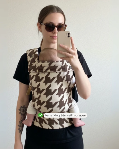 Draagzak baby | Beige & Bruin