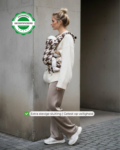 Draagzak baby | Beige & Bruin