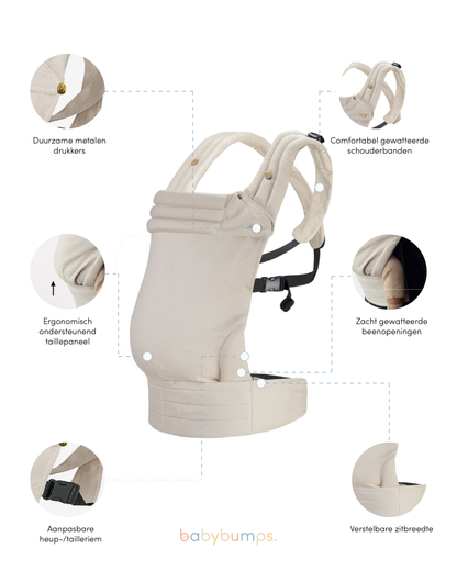 Draagzak baby | Gebroken Wit