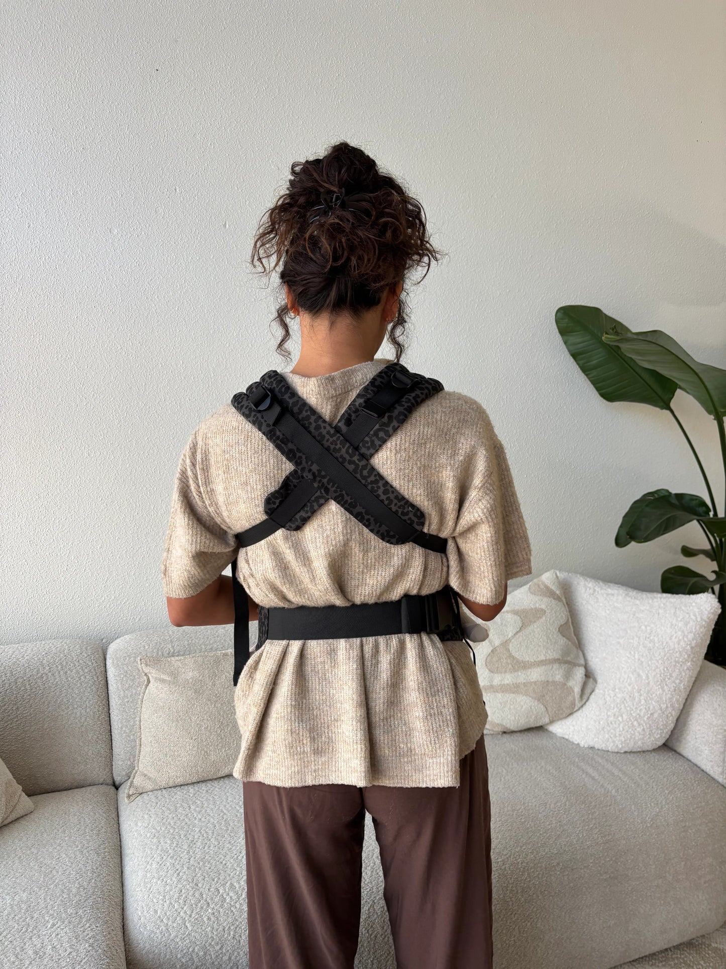 Draagzak baby | Luipaard Grijs