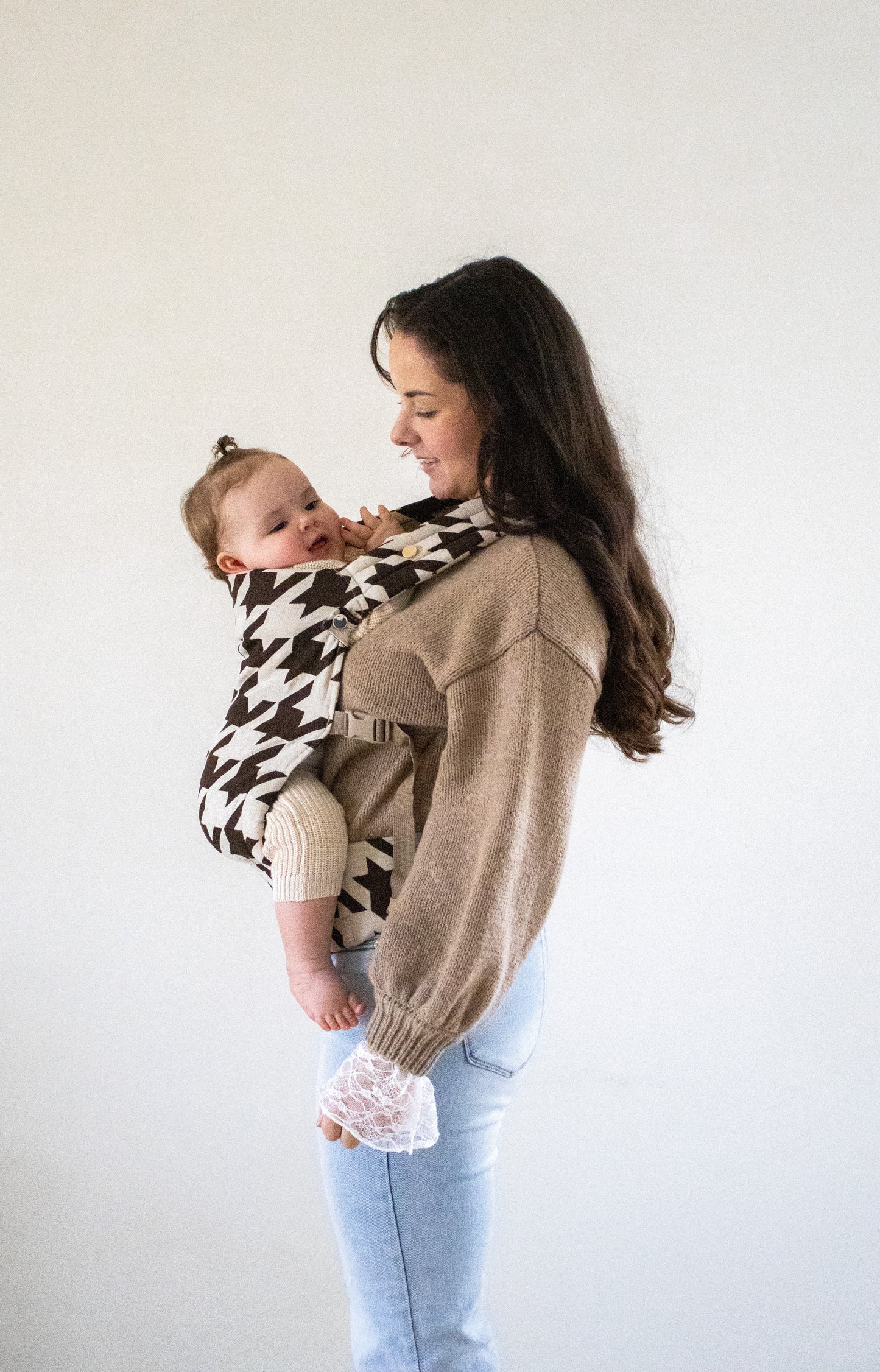 Draagzak baby | Beige & Bruin