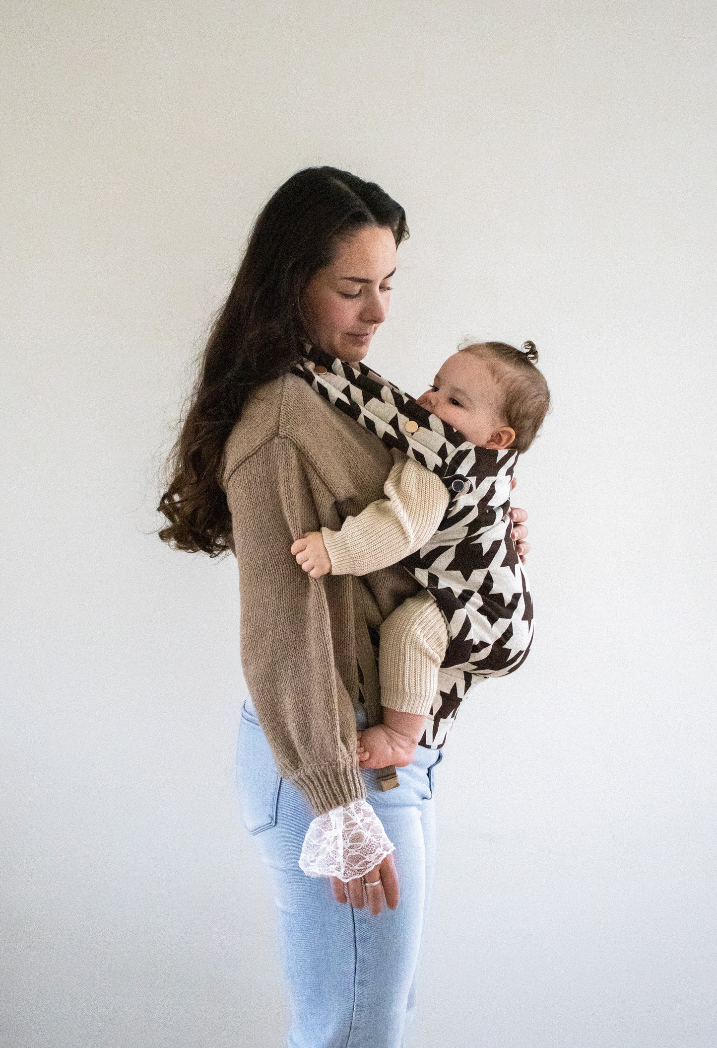 Draagzak baby | Beige & Bruin