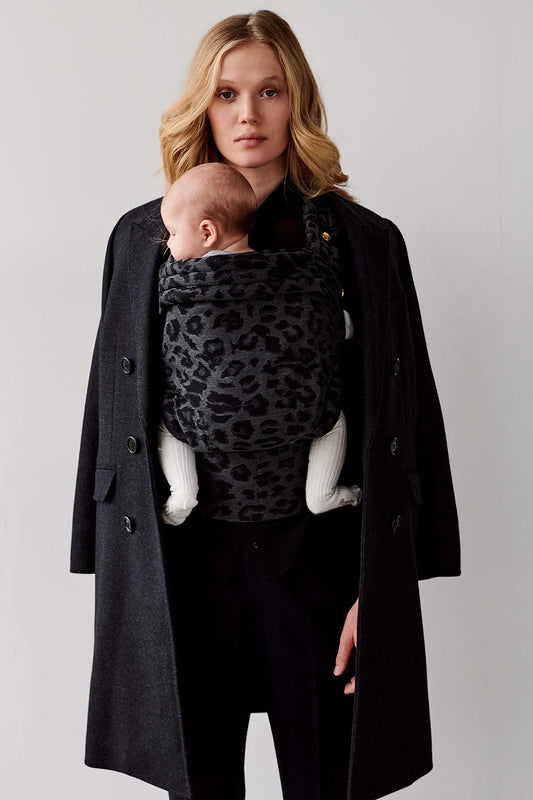 Draagzak baby | Luipaard Grijs