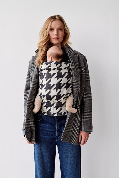 Draagzak baby | Organic Zwart & Wit